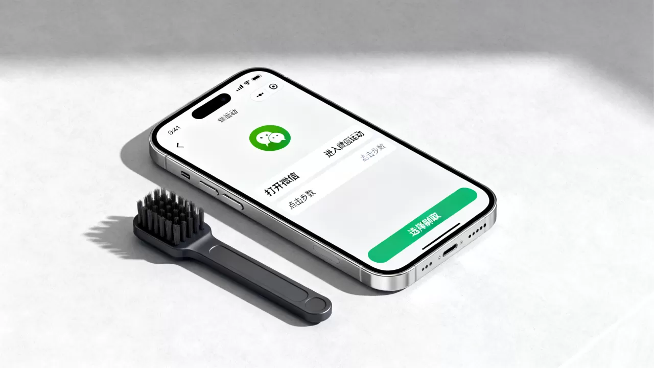 微信刷步数怎么刷，iphone苹果手机微信运动刷步数