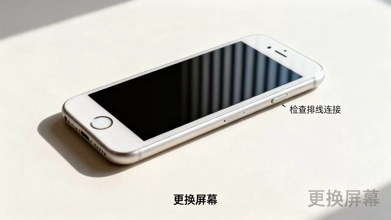 iphone6竖纹屏怎么解决，iphone6屏幕竖纹