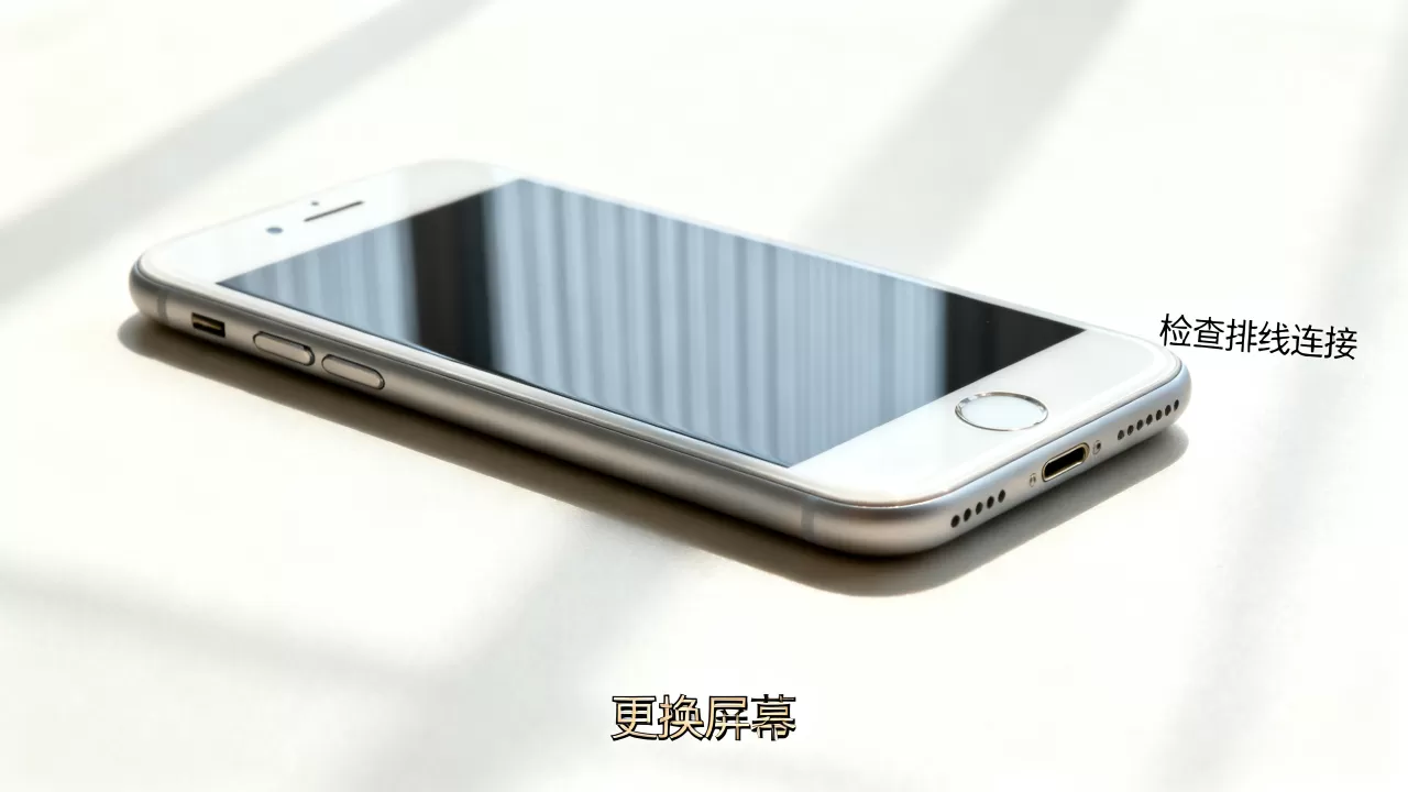 iphone6竖纹屏怎么解决，iphone6屏幕竖纹
