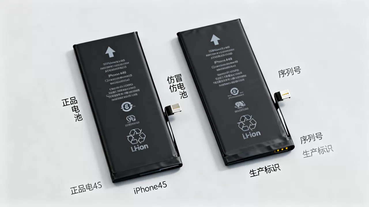 iphone4s电池真假怎么辨别，iphone4s电池