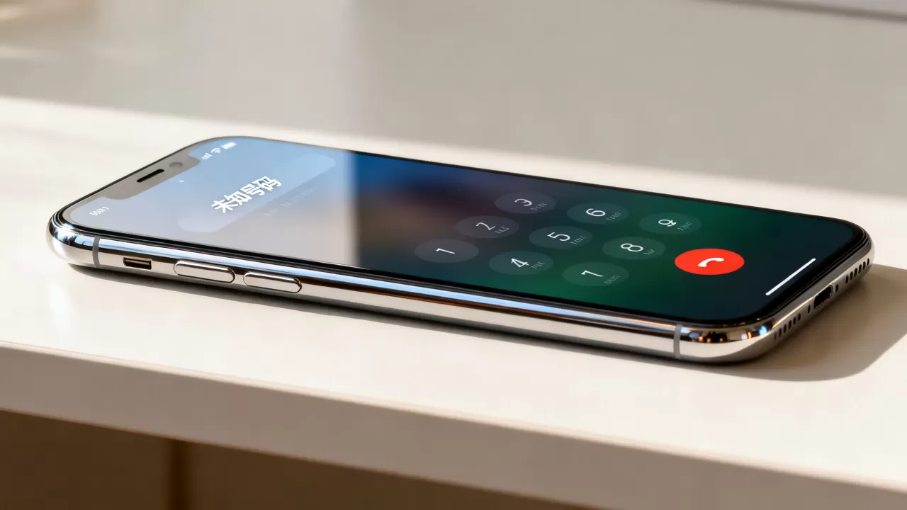 iphone 打电话不显示号码