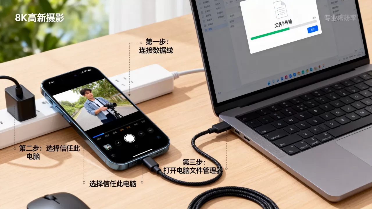 iphone拍视频怎么上传视频，iphone视频上传电脑方法