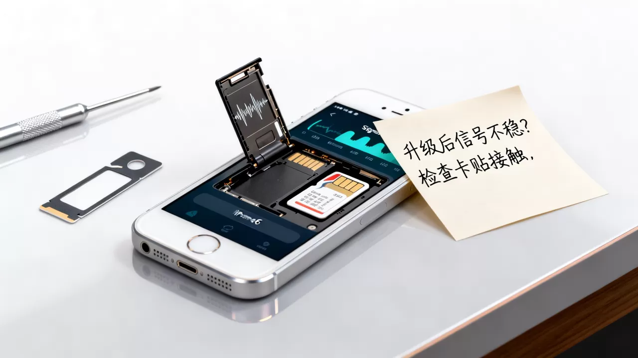 iphone6卡贴升级，iphone6卡贴升级后信号不稳定怎么办
