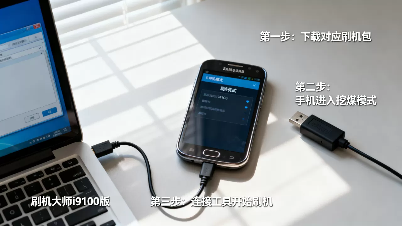刷机大师i9100怎么用，三星i9100刷机教程