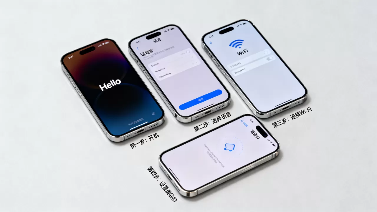 刚买的iphone怎么激活，iPhone首次开机激活教程