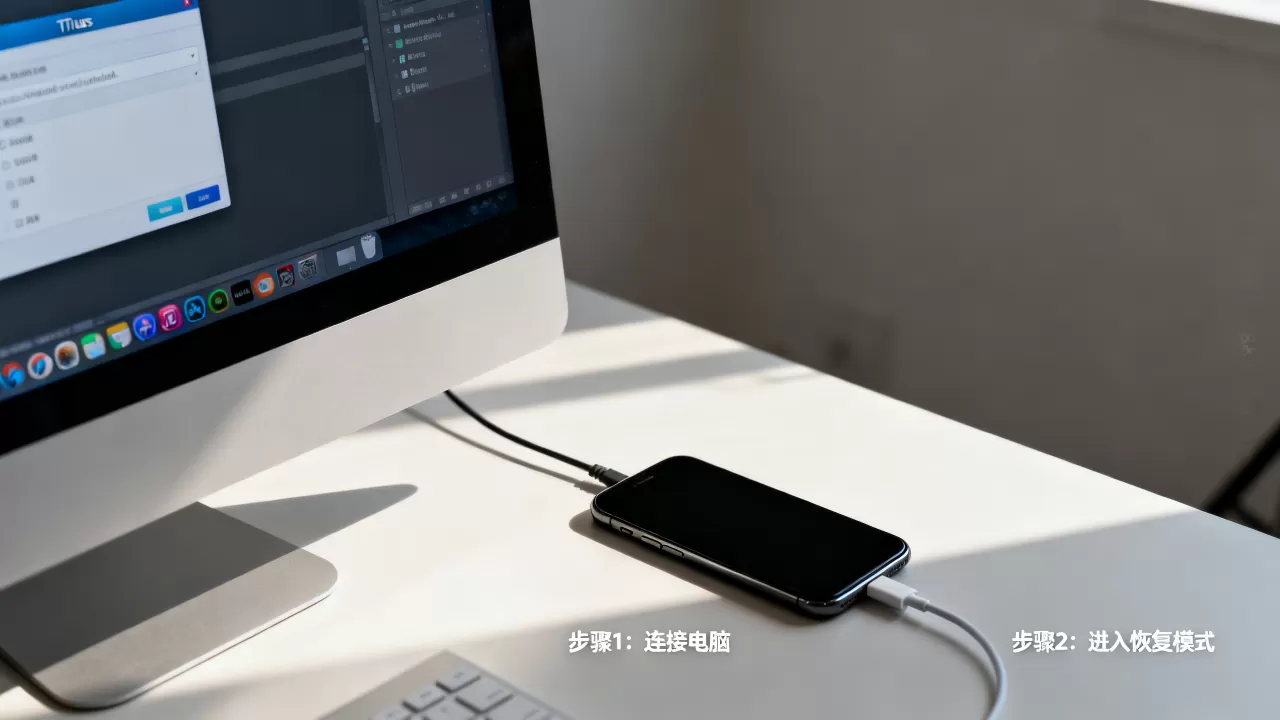 苹果刷机成功无法开机怎么办？刷机后黑屏解决方法