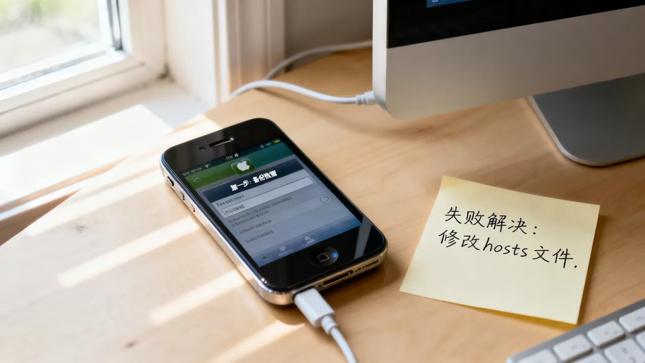 iPhone4平刷6.1.3教程，iPhone4降级6.1.3失败怎么办