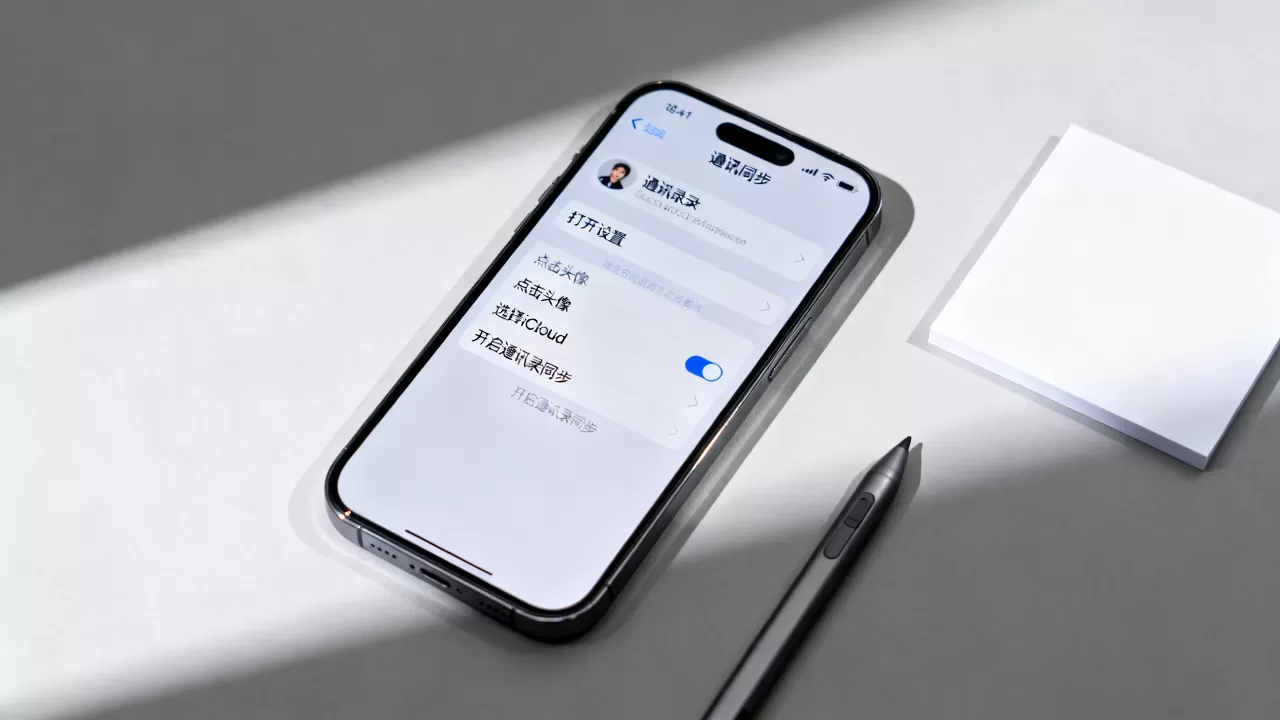 iphone同步手机通讯录怎么操作，iphone通讯录同步方法