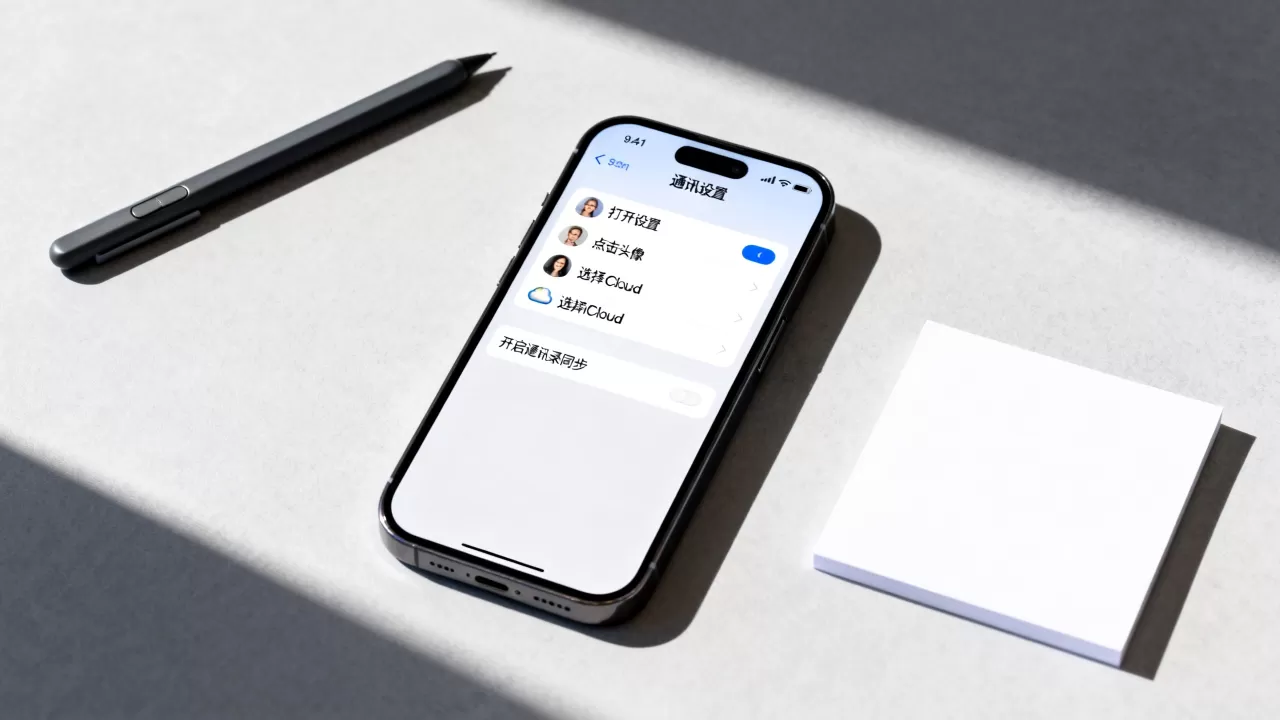 iphone同步手机通讯录怎么操作，iphone通讯录同步方法