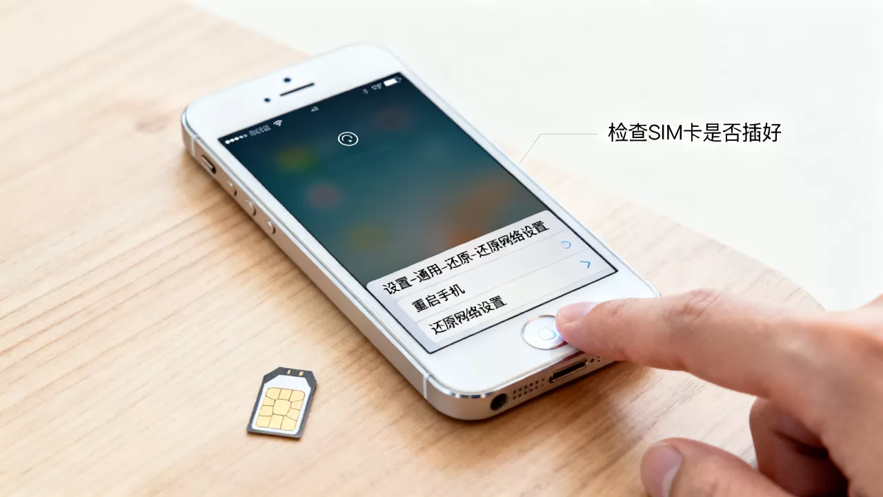 iphone5锁屏没信号怎么办，iphone5无信号解决方法