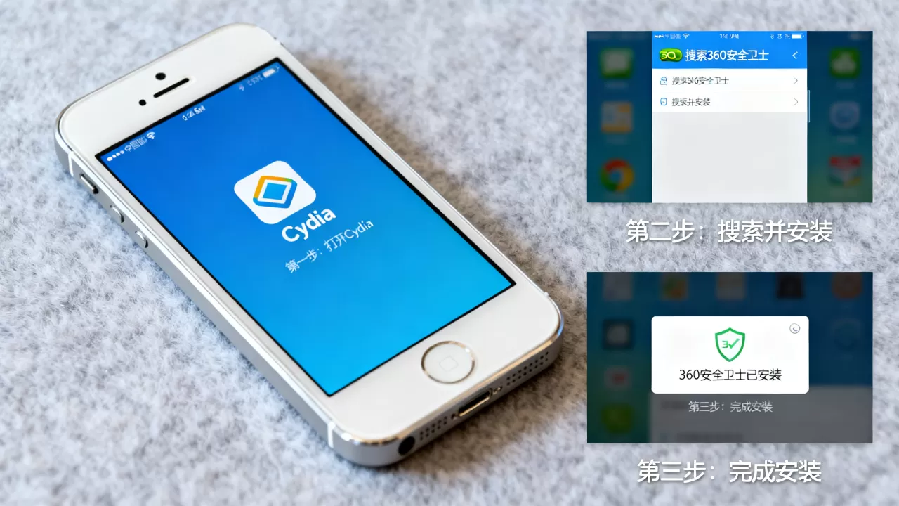 iphone5s越狱360安全卫士怎么装，iphone5s越狱教程