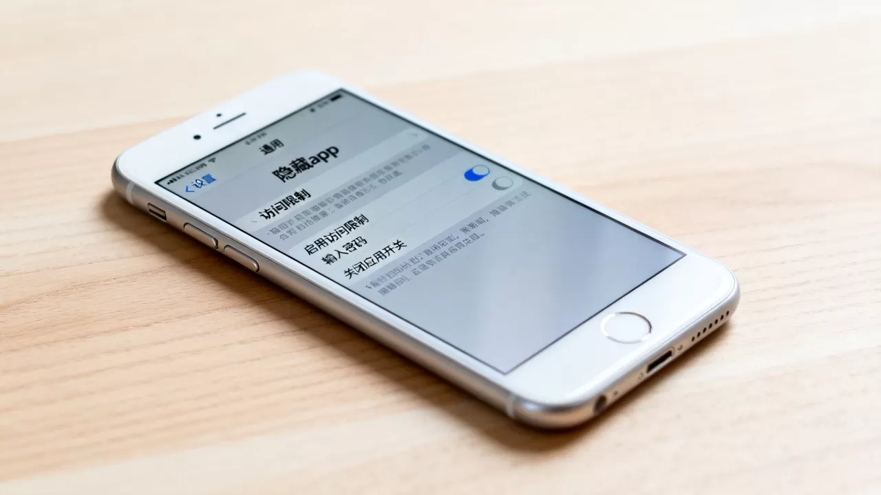 iphone6如何隐藏程序，iphone6隐藏app方法