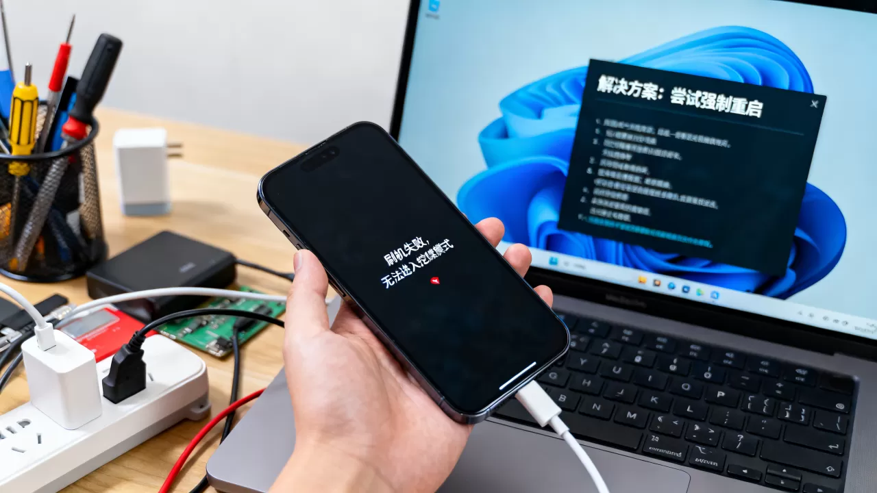 刷机失败进不了挖煤怎么办，刷机失败进不了挖煤