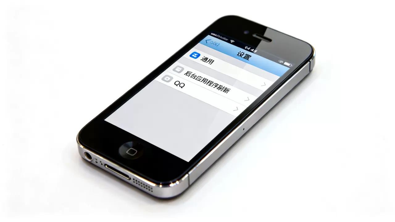 iphone4s qq后台怎么设置，iphone4s qq后台