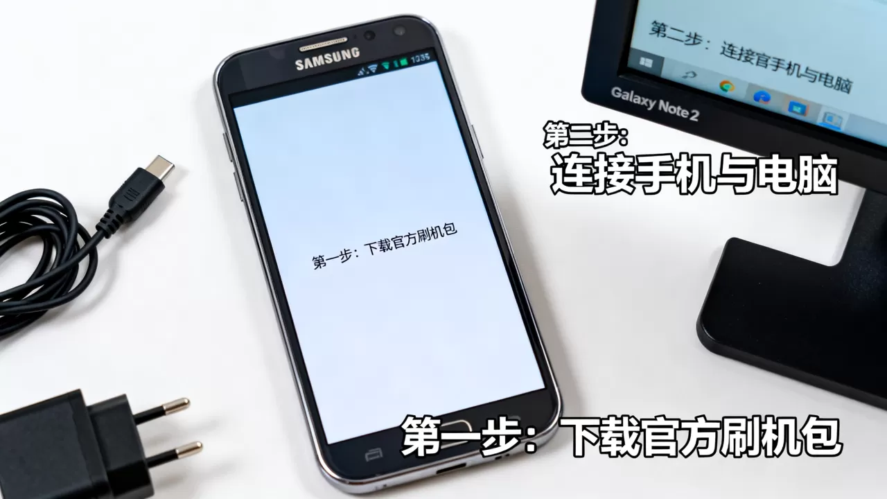 galaxy note2 刷机教程，三星galaxy note2怎么刷机