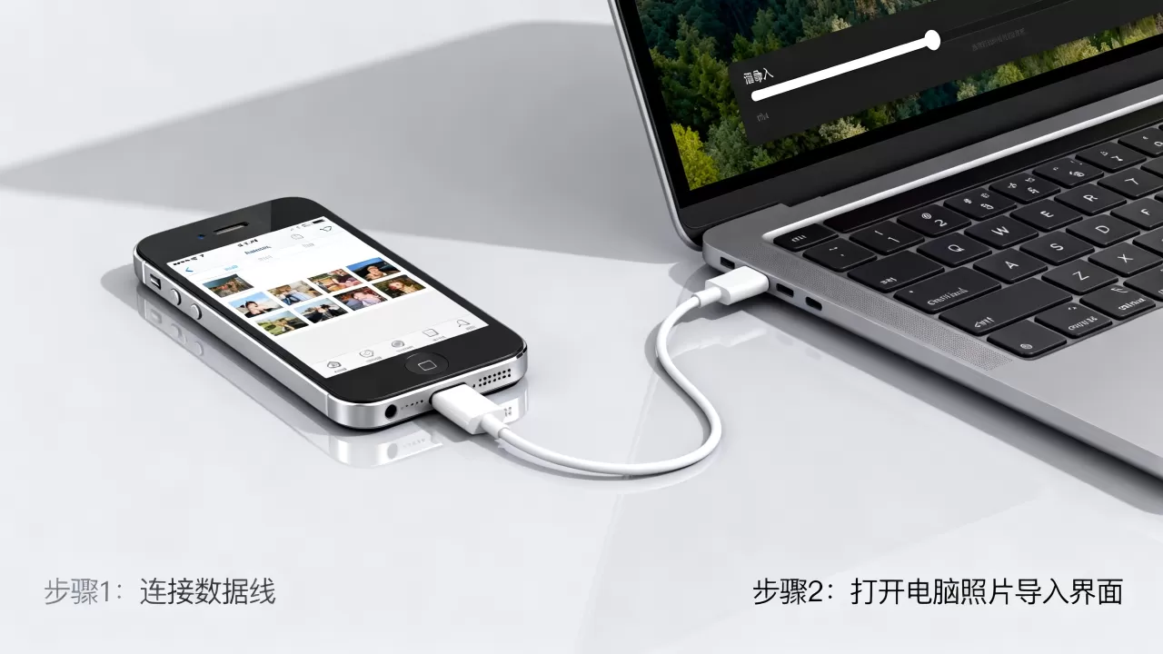 iphone4怎么导出照片，iphone4导出照片到电脑