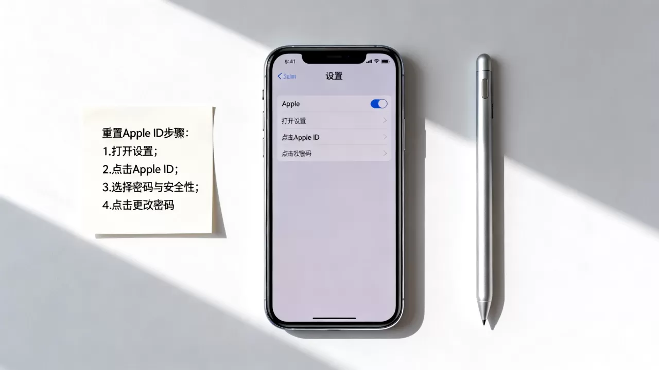 iphone怎么重新设置id，iphone怎么重置apple id