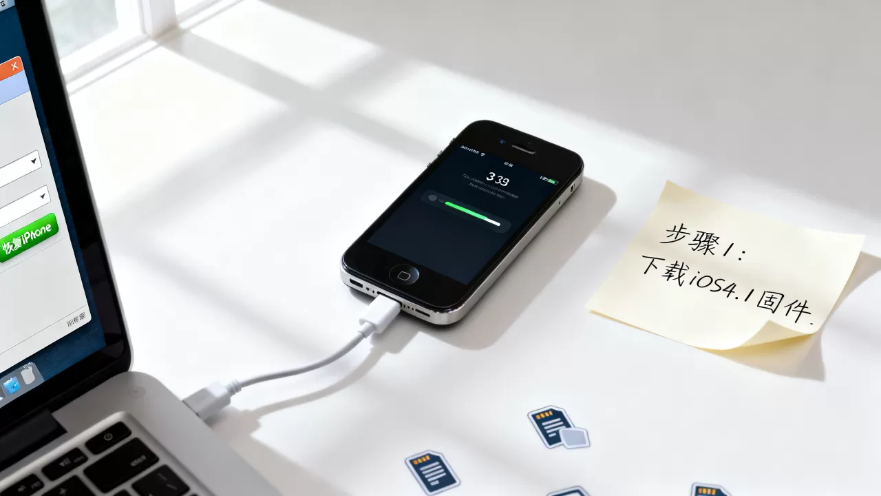 iphone3gs怎么降级到4.1，iphone3gs降级教程