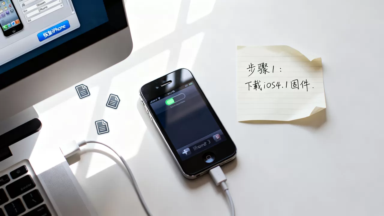 iphone3gs怎么降级到4.1，iphone3gs降级教程