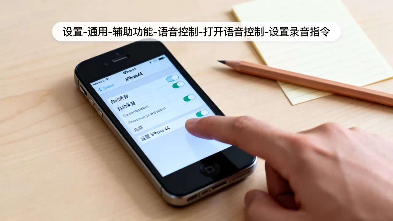 iphone4s自动录音怎么设置，iphone4s自动录音