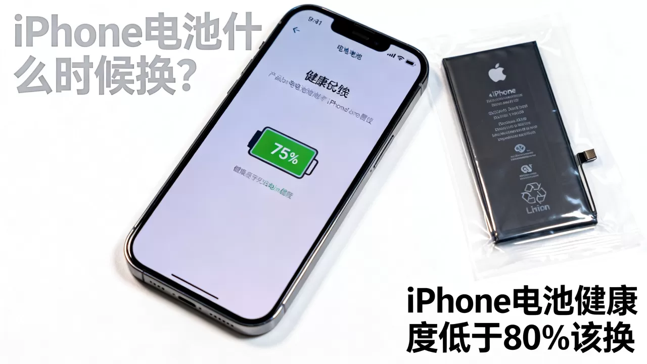 iPhone电池什么时候换？iPhone电池健康度低于80%该换