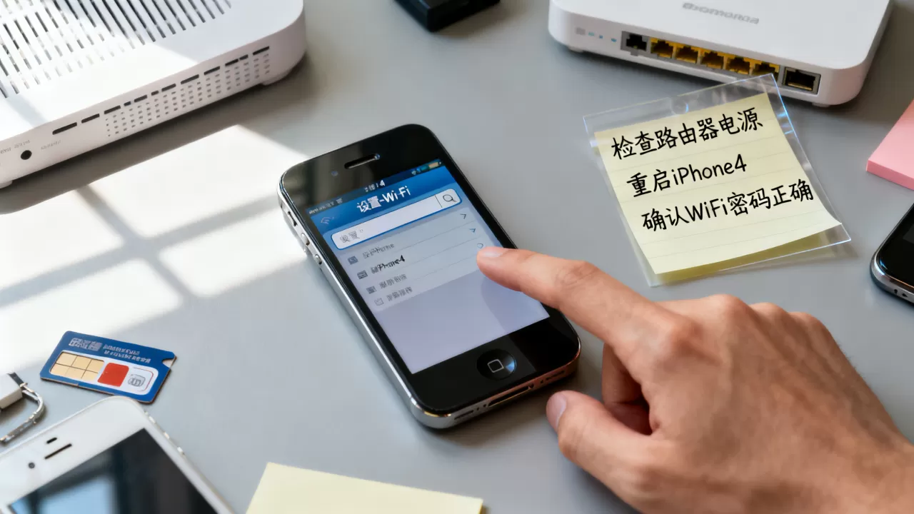 iphone4 wifi搜索不到怎么办？iphone4搜不到wifi信号原因