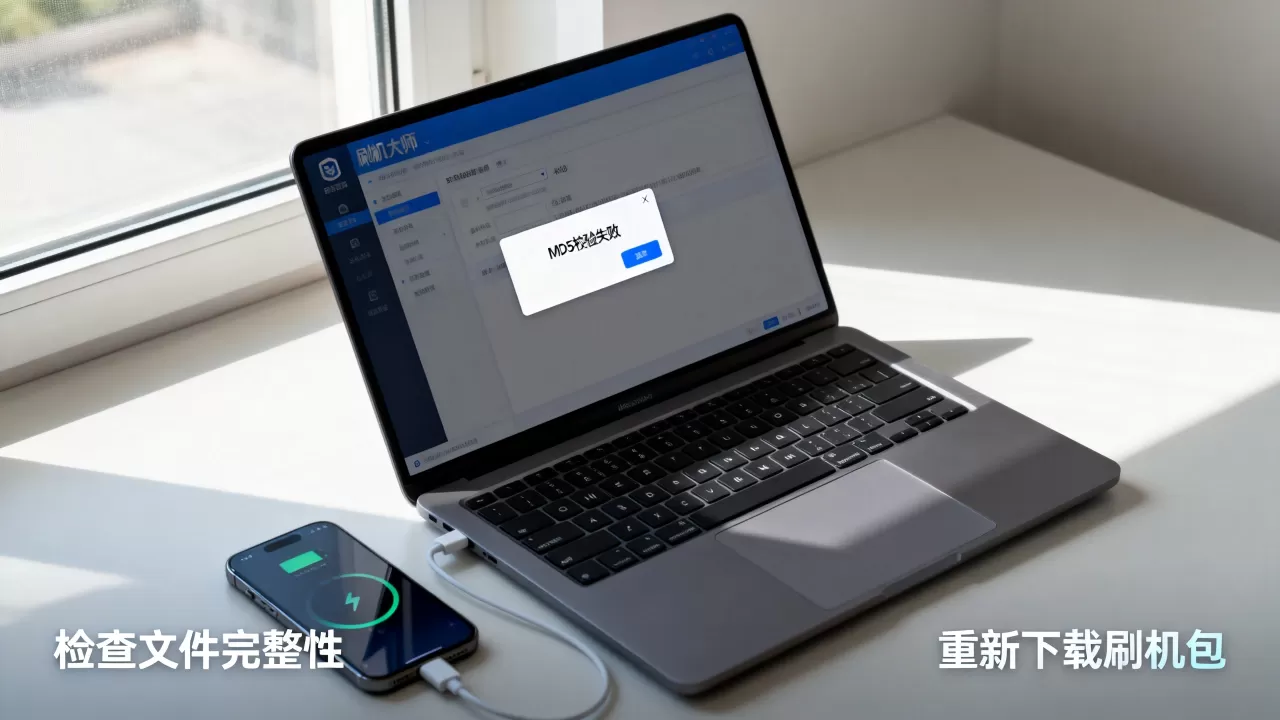 刷机大师md5校验失败怎么办，刷机大师md5