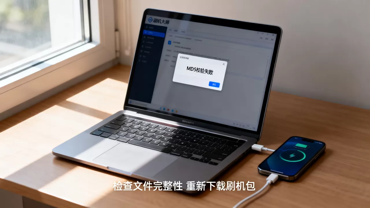 刷机大师md5校验失败怎么办，刷机大师md5
