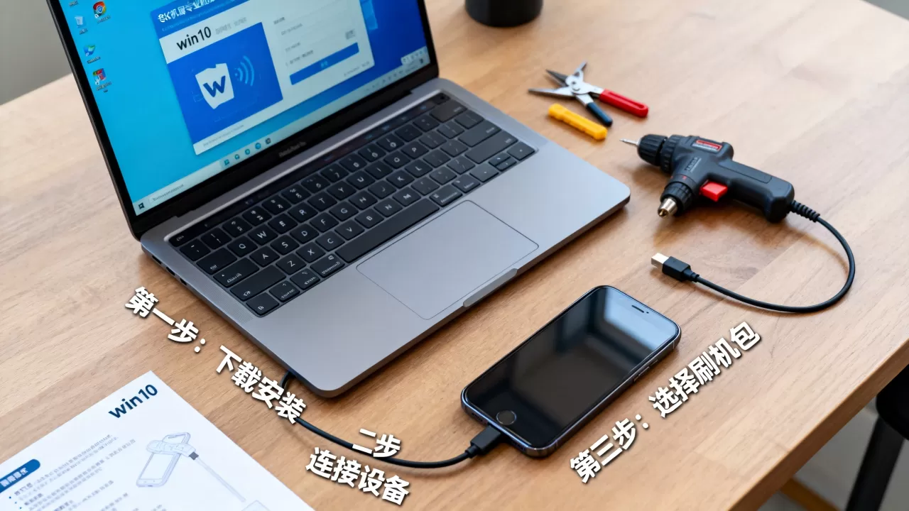 win10刷机精灵怎么用，win10刷机精灵
