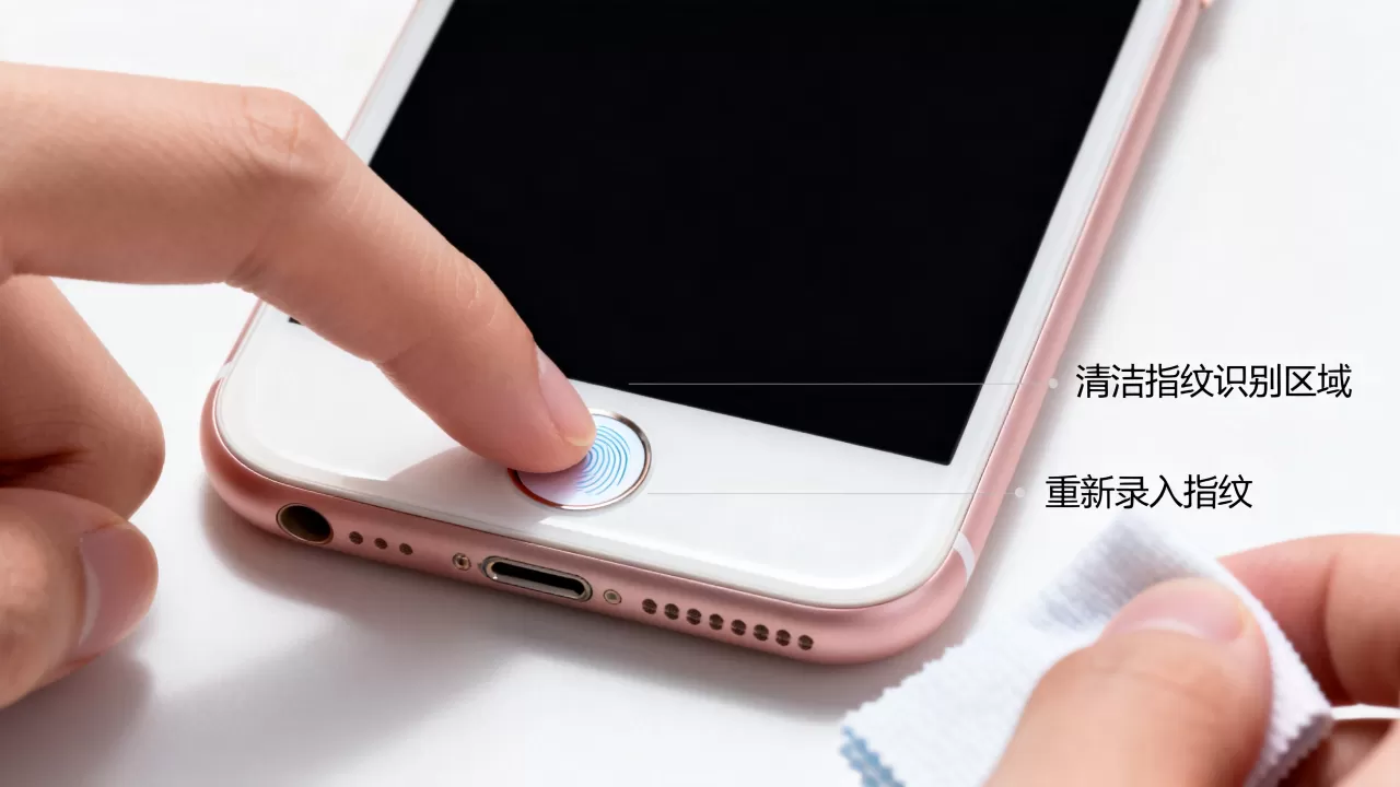 iphone 6s指纹解锁失灵怎么办，iphone 6s指纹识别