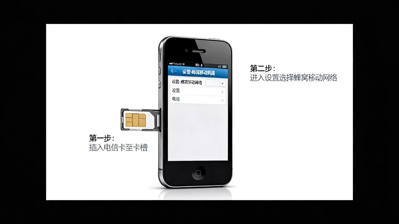 iphone4电信卡怎么用？iphone4电信卡教程