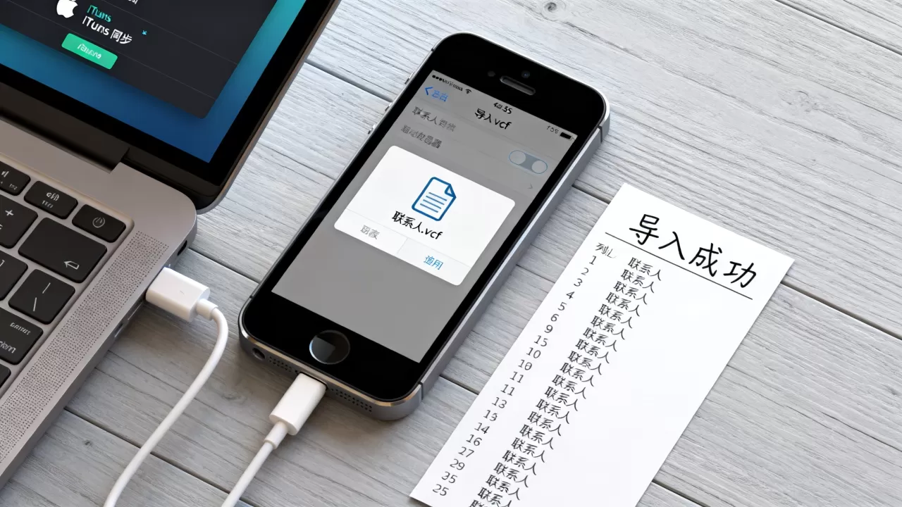 iphone5s怎么导入vcf文件，iphone5s导入vcf联系人教程