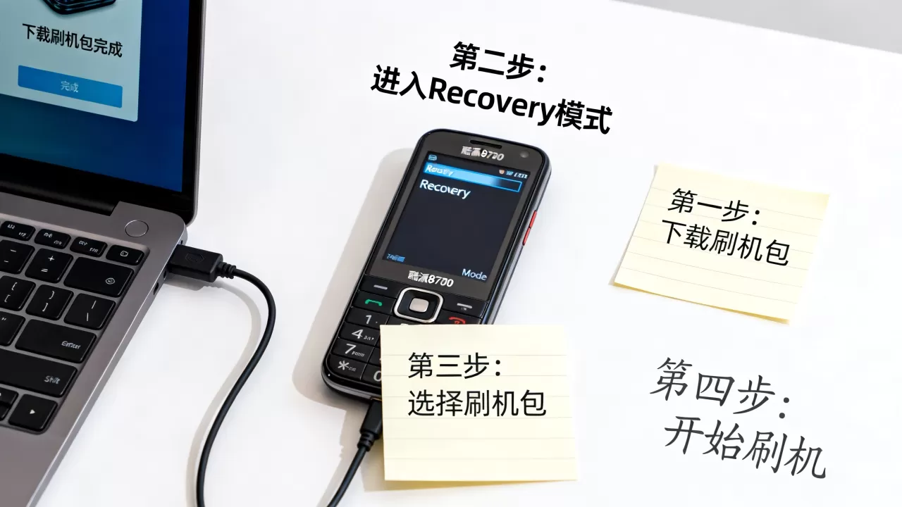 酷派8720如何刷机，酷派手机刷机教程