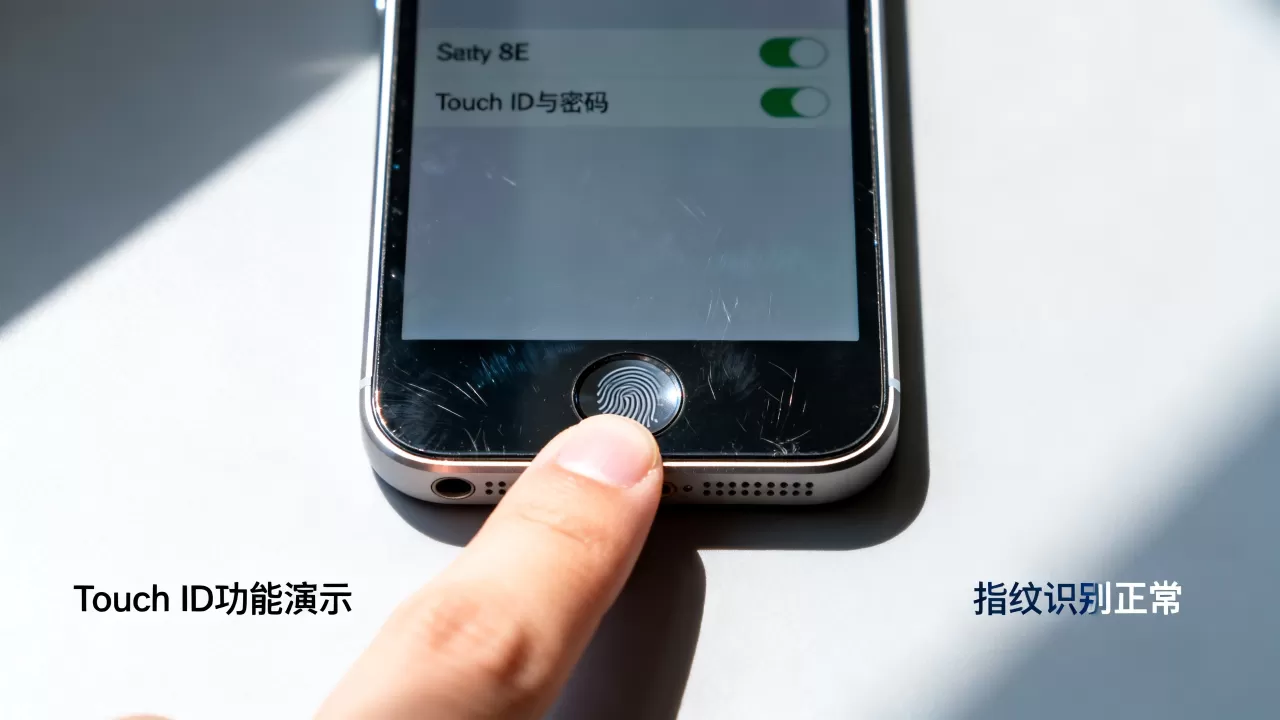 iphone se的touch id能用吗，iphone se touch id