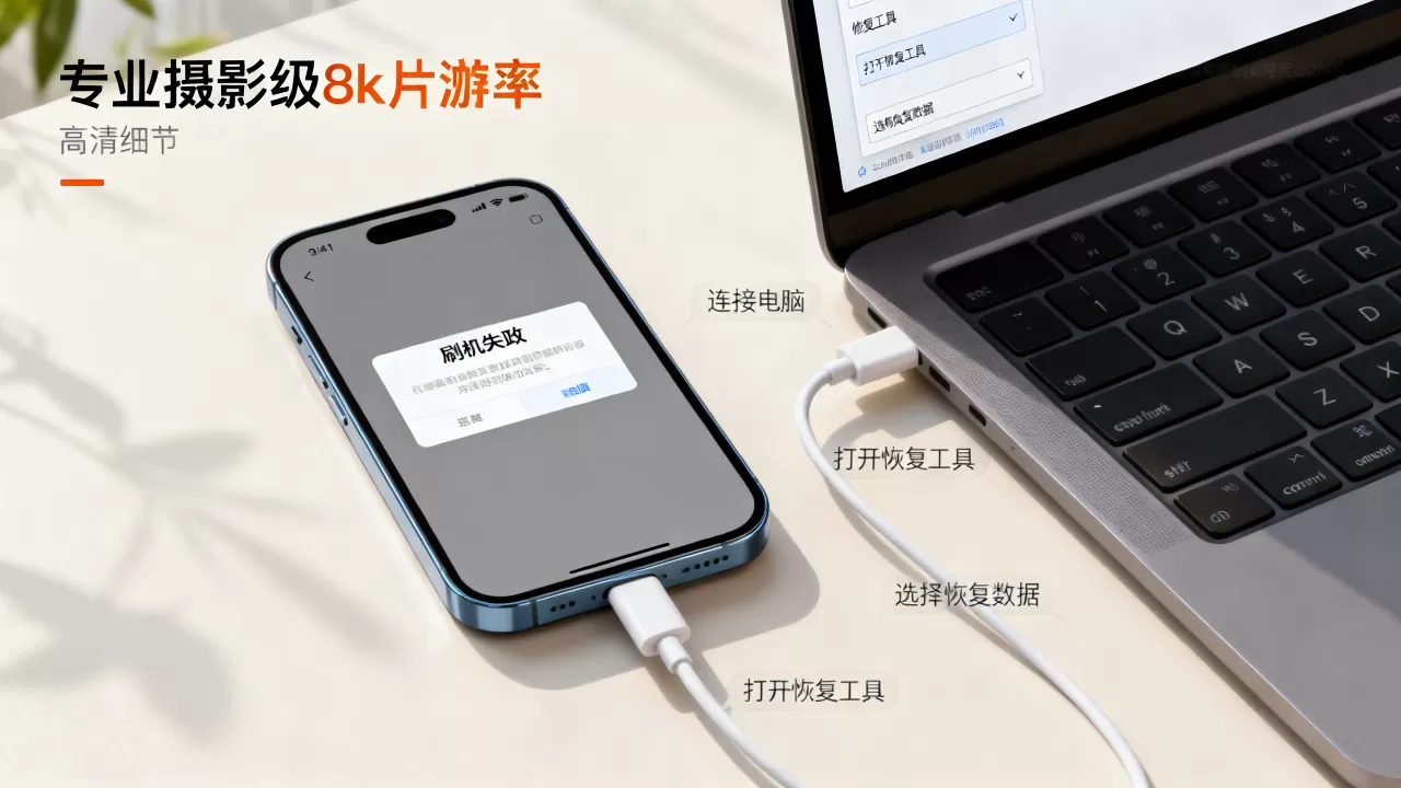 iphone刷机失败怎么恢复，iphone刷机失败恢复数据
