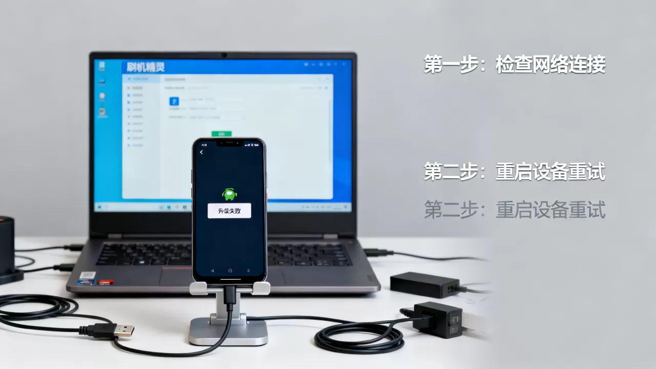 刷机精灵升级安卓失败怎么办，刷机精灵升级安卓