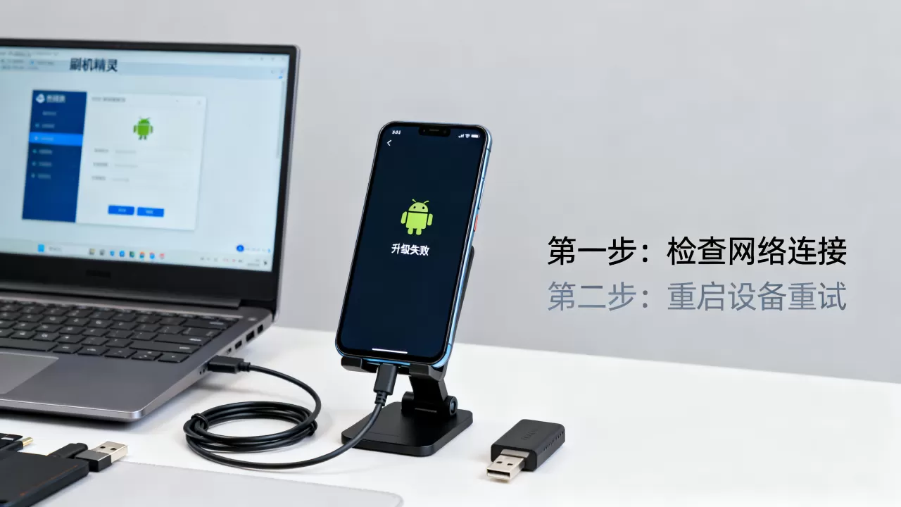 刷机精灵升级安卓失败怎么办，刷机精灵升级安卓