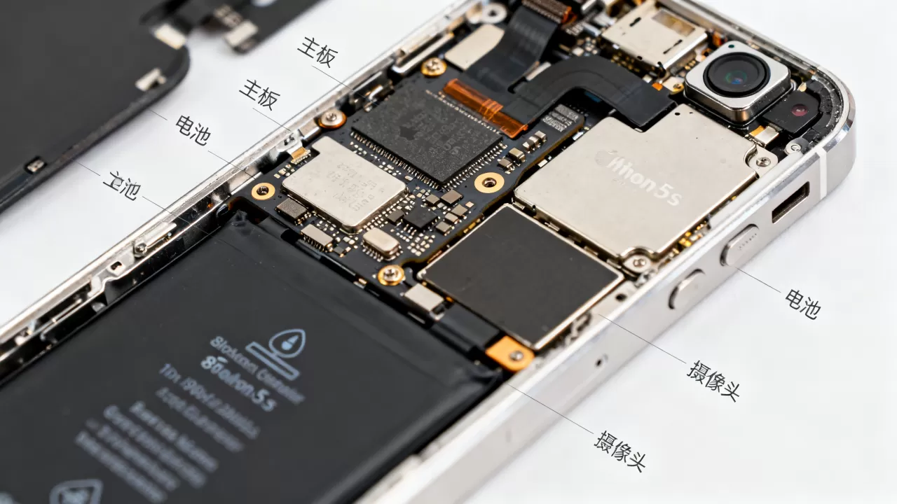 iphone5s构造揭秘，iphone5s内部结构详解