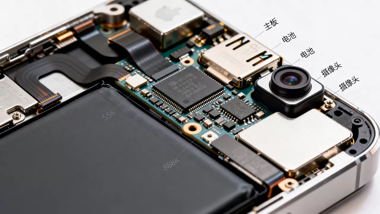 iphone5s构造揭秘，iphone5s内部结构详解