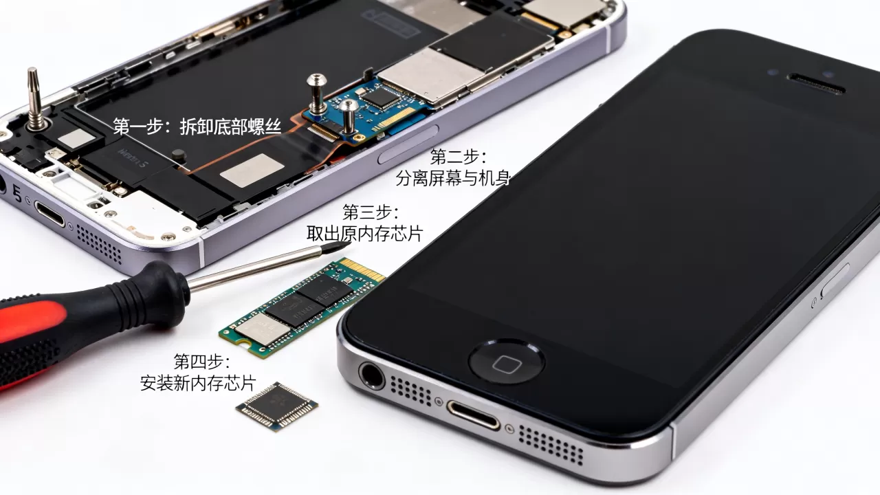 iphone5换内存多少钱，iphone5换内存教程