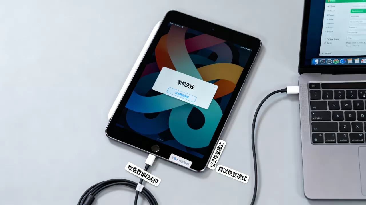 ipad air越狱后刷机失败怎么办，ipad air越狱后刷机