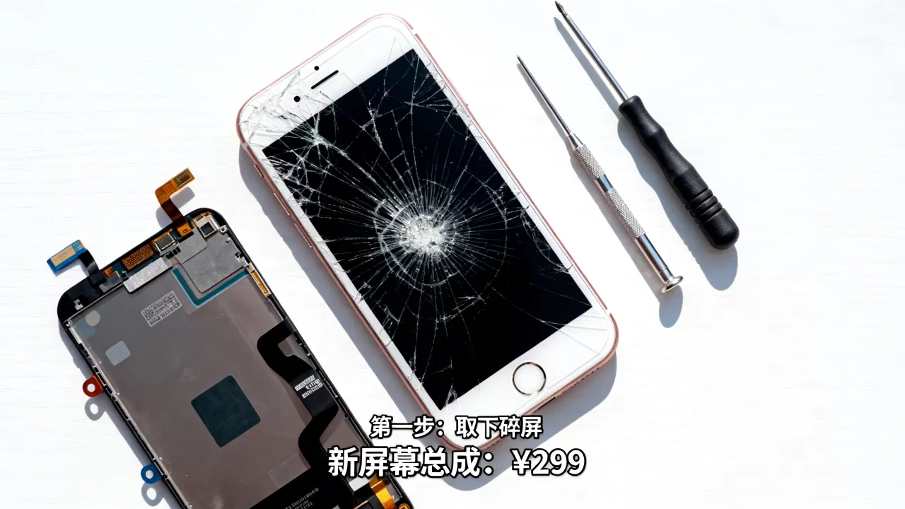 iphone6s面板碎了怎么换？iphone6s屏幕总成价格