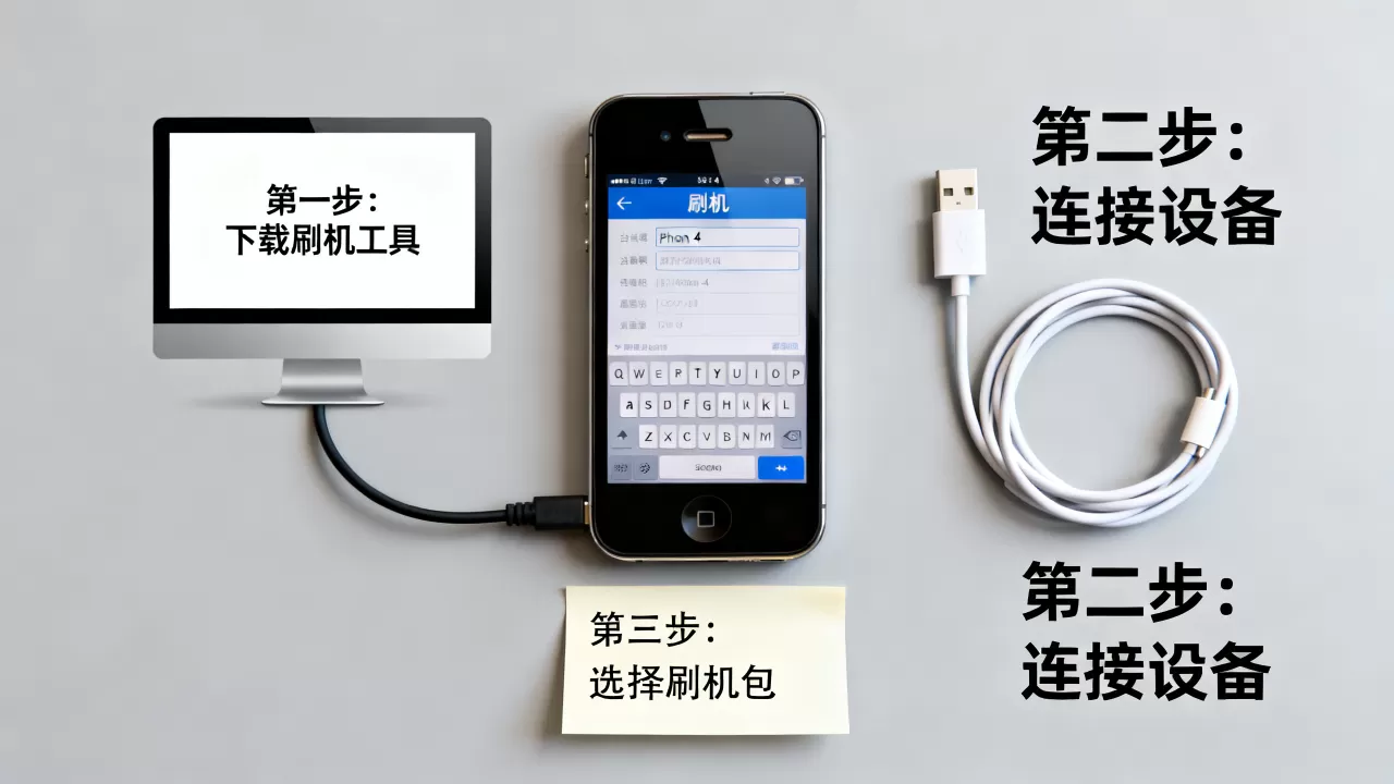 山寨苹果4怎么刷机，山寨苹果4刷机教程