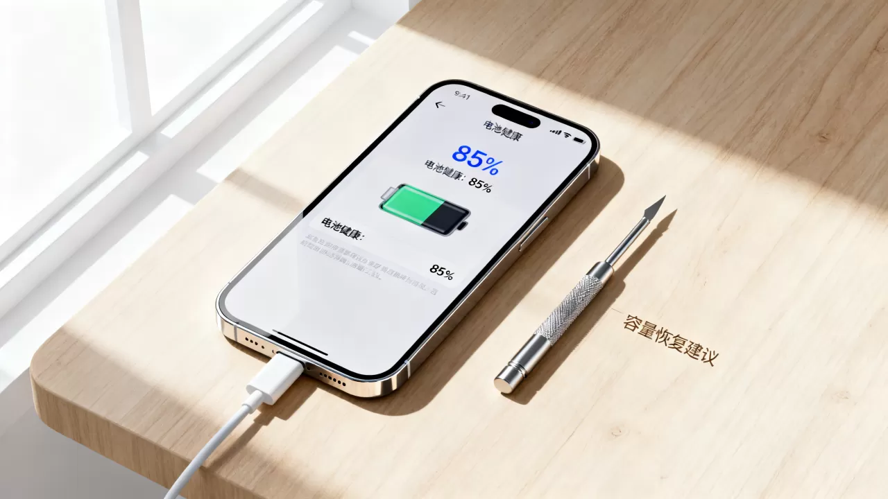 iphone电池容量恢复不了怎么办，iphone电池容量
