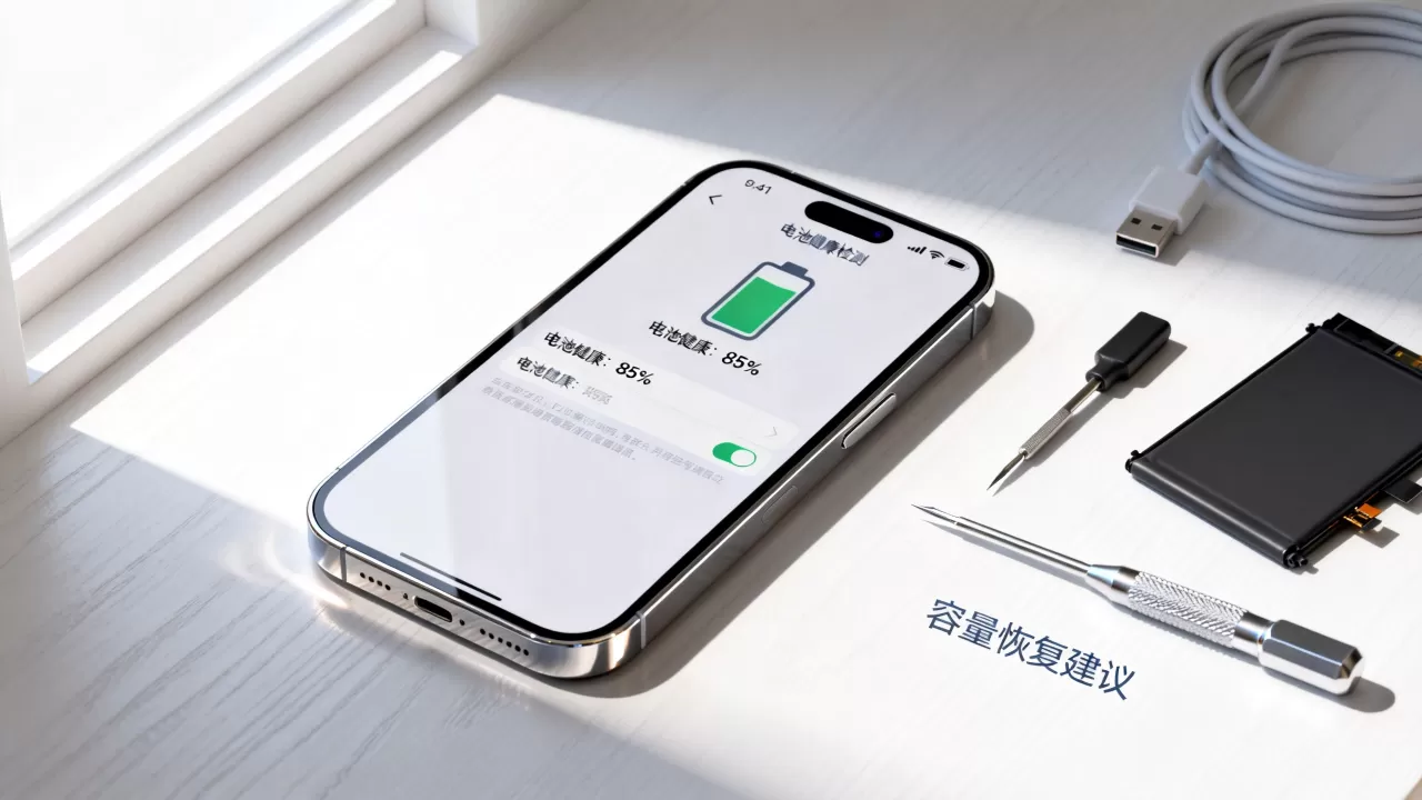 iphone电池容量恢复不了怎么办，iphone电池容量