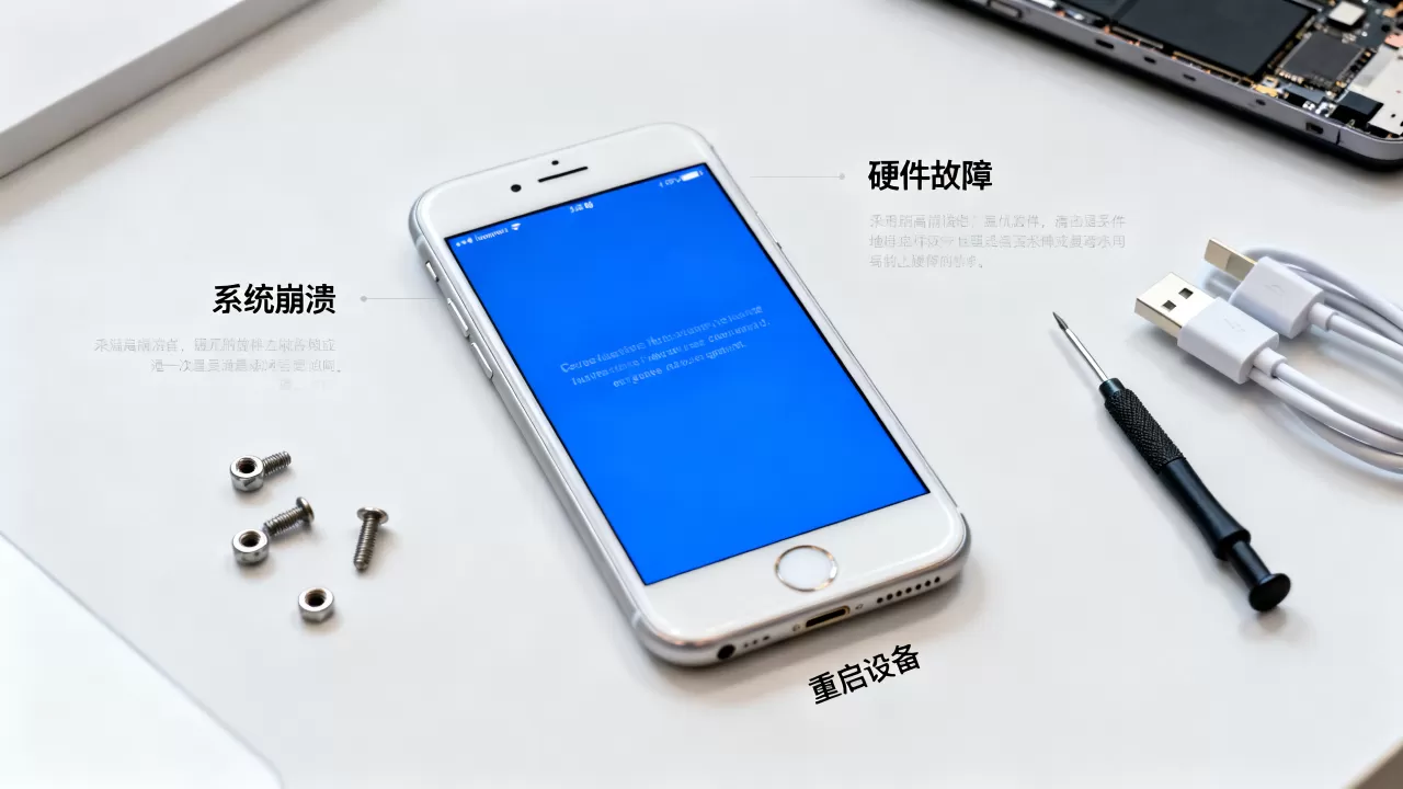 iphone6闪蓝屏怎么办？iPhone6蓝屏故障原因及解决方法
