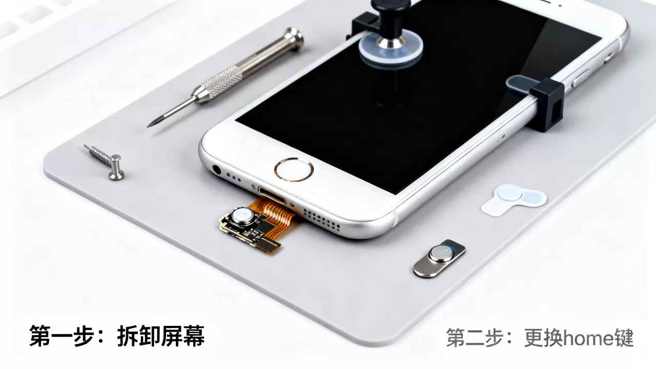 iphone6 home键坏了怎么修，iphone6 home维修