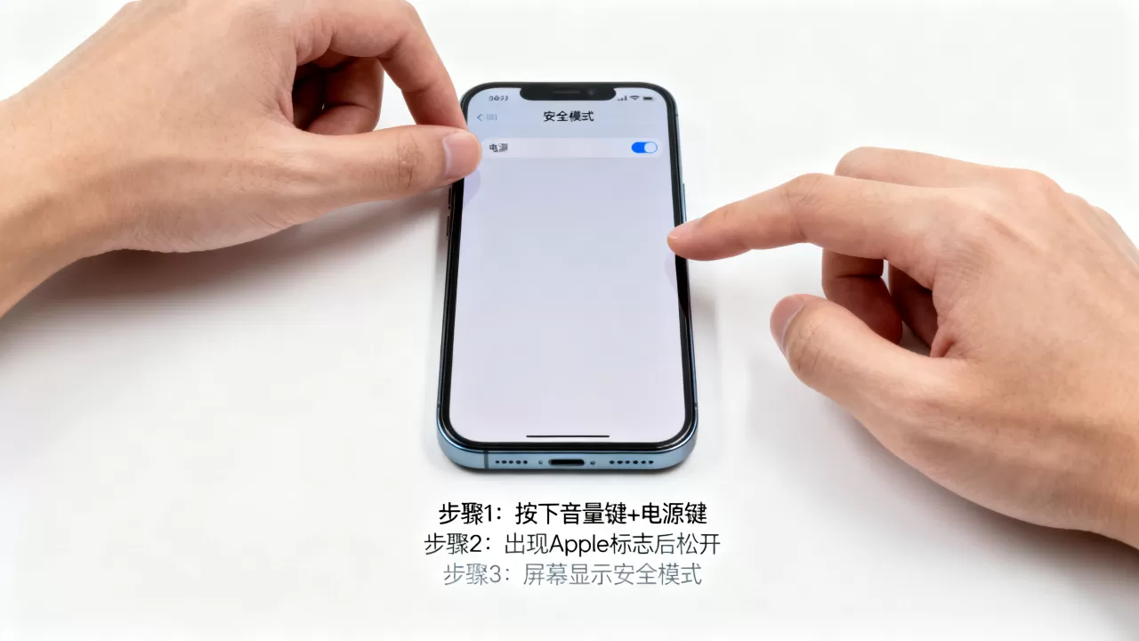 iphone怎么进安全模式，苹果安全模式怎么进