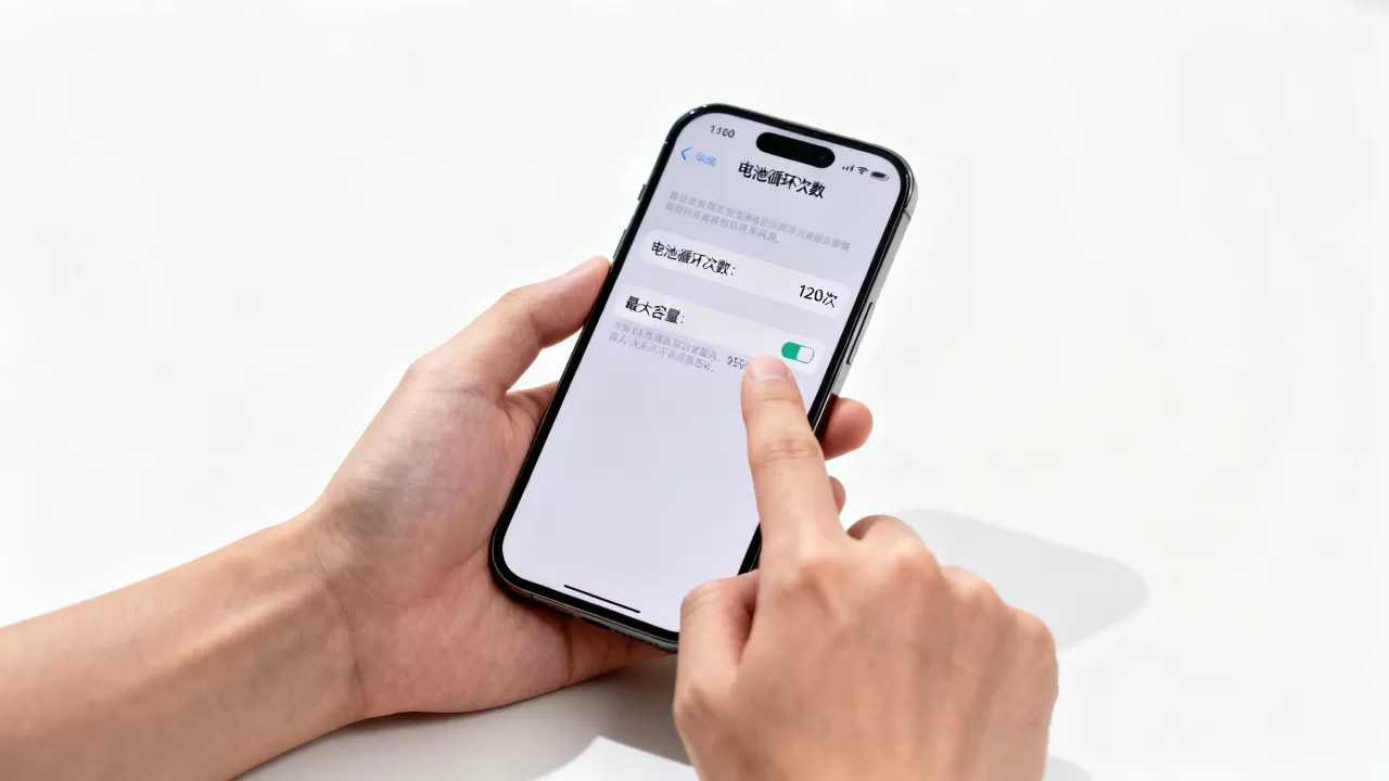 iphone查电池循环次数，iPhone电池健康度怎么看