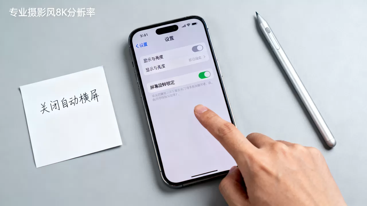 iphone怎么关闭自动横屏，iphone关闭自动横屏